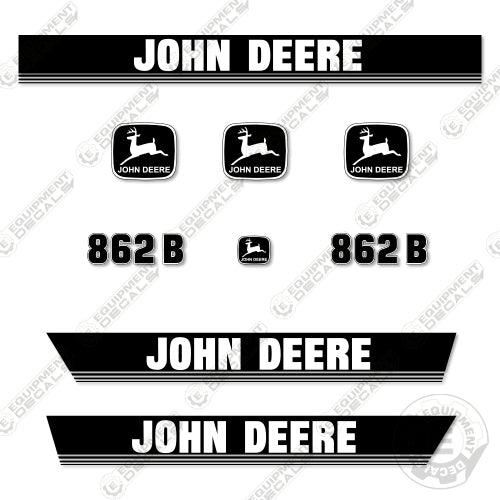 Fits John Deere 862B Decal Kit Motor Grader - Scraper