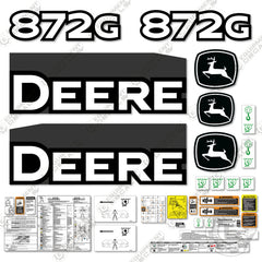 Fits John Deere 872G Decal Kit Motor Grader (2013) - Scraper