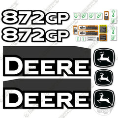 Fits John Deere 872GP Decal Kit Motor Grader (2011-2013) - Scraper