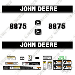 Fits John Deere 8875 Decal Kit Skid Steer