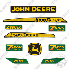 Fits John Deere Z915B Decal Kit Riding Mower
