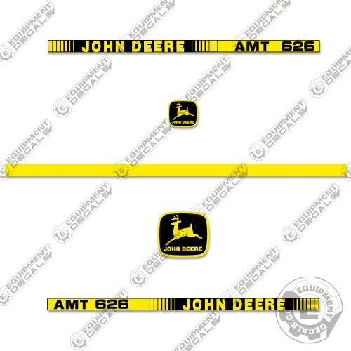 Fits John Deere AMT626 Decal Kit Utility Vehicle 5Wheel Equipment Decals