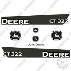 Fits John Deere CT322 Decal Kit Skid Steer