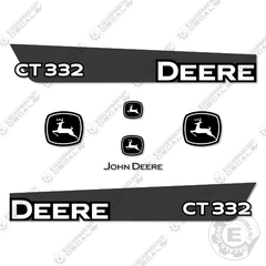Fits John Deere CT332 Decal Kit Skid Steer