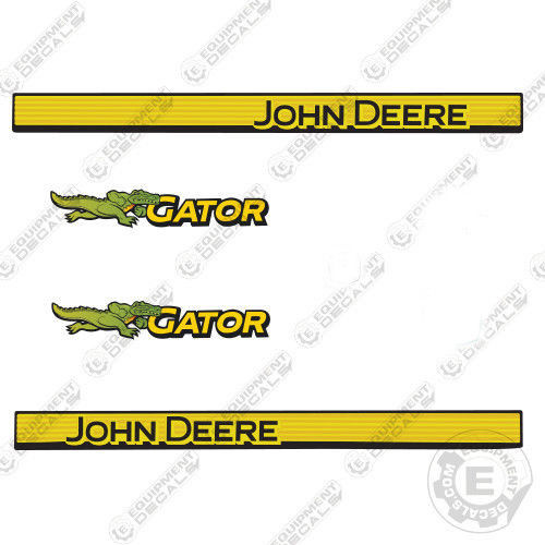 Fits John Deere Gator Utility Vehicle Side Stripes Decal Kit ...