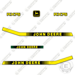 Fits John Deere RX75 Decal Kit Mower