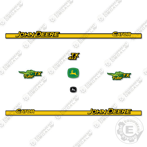 Fits John Deere Gator Decal Kit TX 4x2 Utility Vehicle (TURF ...