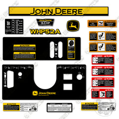 Fits John Deere WHP52A Decal Kit Mower