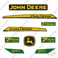 Fits John Deere Z915E Decal Kit Riding Mower