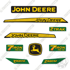 Fits John Deere Z920M Decal Kit Riding Mower
