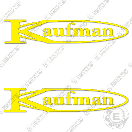 Fits Kaufman Trailers Decal Kit (Set of 2) Flatbed Trailer 22.75"