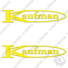 Fits Kaufman Trailers Decal Kit (Set of 2) Flatbed Trailer 22.75"