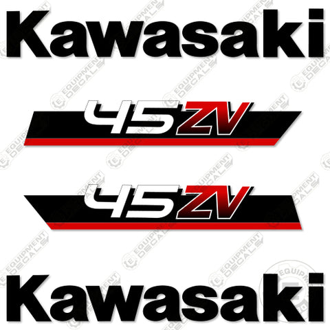 Fits Kawasaki 45ZV Decal Kit Wheel Loader