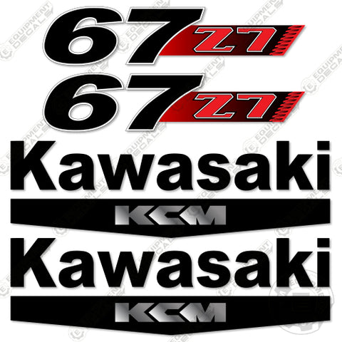Fits Kawasaki 67z7 Decal Kit Wheel Loader