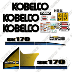 Fits Kobelco SK170 Mark 8 Decal Kit Excavator