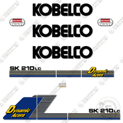 Fits Kobelco SK210LC-6 Decal Kit Excavator