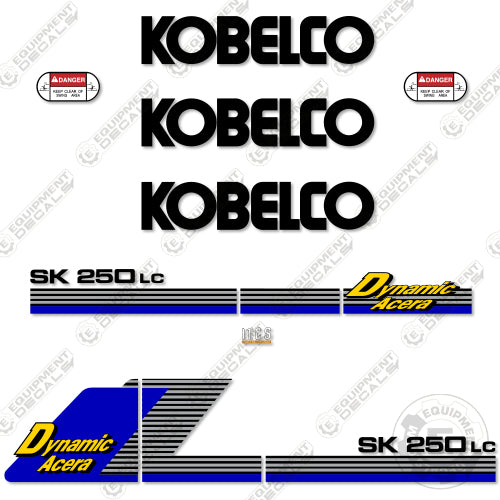 Fits Kobelco SK250LC-6 Decal Kit Excavator