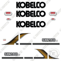 Fits Kobelco SK260LC-9 Decal Kit Excavator