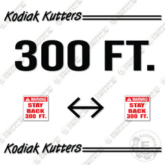 Fits Kodiak Kutters B425 Decal Kit Replacements Forestry Mulcher