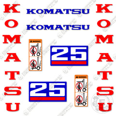 Fits Komatsu 25 Decal Kit Forklift