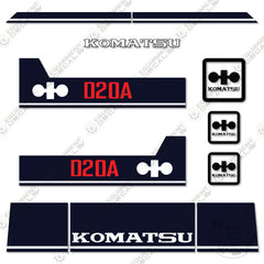 Fits Komatsu D20A-6 Decal Kit Crawler Tractor Dozer