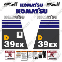Fits Komatsu D39EX-21 Decal Kit Dozer