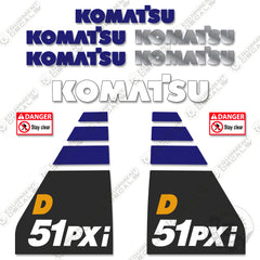 Fits Komatsu D51PXi-24 Decal Kit Dozer