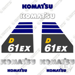 Fits Komatsu D61EX-23 Decal Kit Dozer