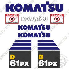 Fits Komatsu D61PX-15 Decal Kit Dozer