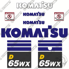 Fits Komatsu D65WX-18 Decal Kit Dozer