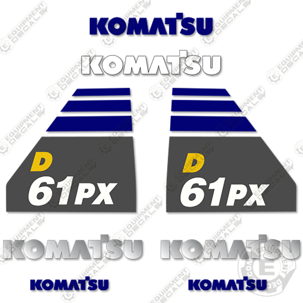 Fits Komatsu D61PX-23 Decal Kit Dozer