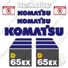 Fits Komatsu D65EX-15 Decal Kit Dozer