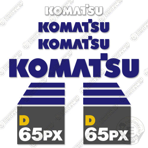Fits Komatsu D65PX-15 Decal Kit Dozer