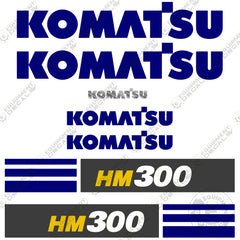 Fits Komatsu HM300-5 Decal Kit Articulated Dump Truck