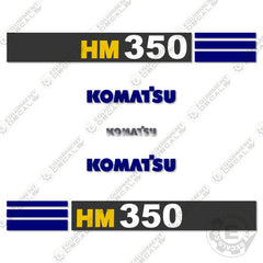 Fits Komatsu HM350-1 Decal Kit Articulated Dump Truck