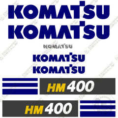 Fits Komatsu HM400-3 Decal Kit Articulated Dump Truck