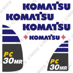 Fits Komatsu PC30MR-5 Decal Kit Mini Excavator