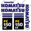 Image of Fits Komatsu PC 150 LC Decal Set Excavator Decals