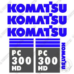 Fits Komatsu PC 300 HD 7 Excavator Decals