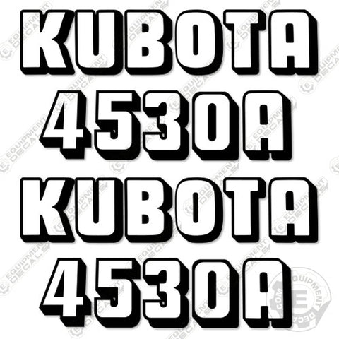 Fits Kubota 4530A Decal Kit Tractor