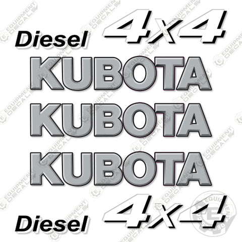 Fits Kubota 4x4 RTV 1100 XT Utility Vehicle Replacement Decals