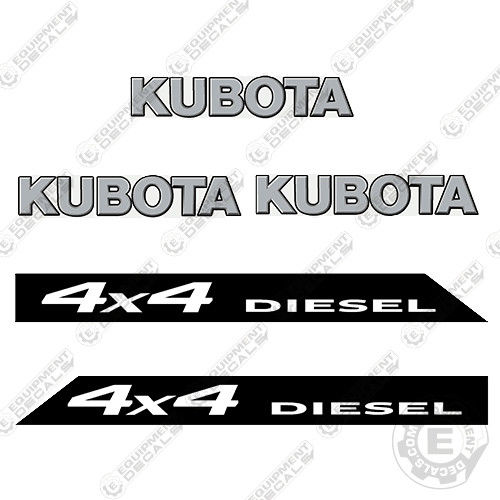 Fits Kubota KX057-4 Mini Excavator Decal Kit – Equipment Decals Fits Kubota KX057-4 Mini Excavator Decal Kit – Equipment Decals