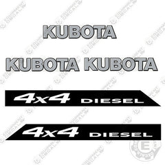 Fits Kubota 4x4 RTV 900 XT Utility Vehicle Replacement Decals