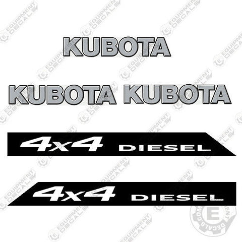 Fits Kubota 4x4 RTV 900 XT Utility Vehicle Replacement Decals