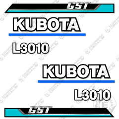 Fits Kubota L3010 GST Decal Kit Utility Tractor