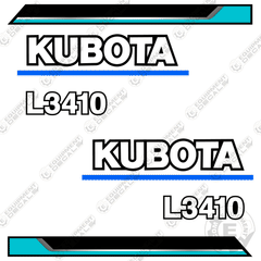 Fits Kubota L3410 Decal Kit Utility Tractor