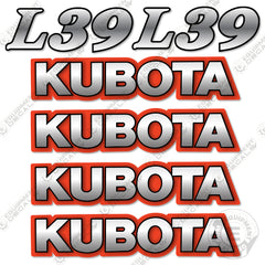 Fits Kubota L39 Decal Kit Tractor Attachment