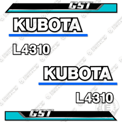 Fits Kubota L4310 GST Decal Kit Utility Tractor