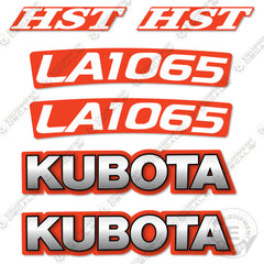 Fits Kubota LA1065 Decal Kit Loader Arms