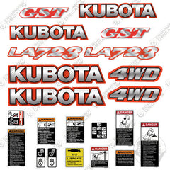 Fits Kubota LA723 Decal Kit Tractor